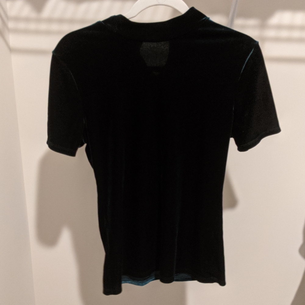 Green Velvet Top